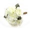 Cream White Rose Bouquet - 6 Lifelike Silk Flowers & Foliage, Elegant Floral Arrangement for Home, Office & Event Decor by Floral Home®